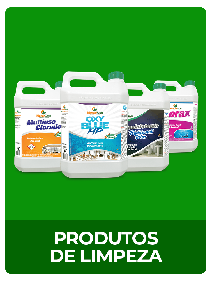 produtos de limpeza